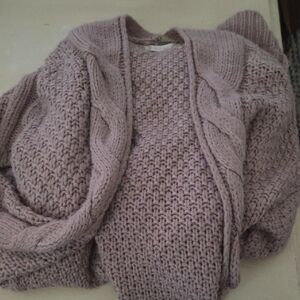 Cozy Knit Women's Sweater - Beige
